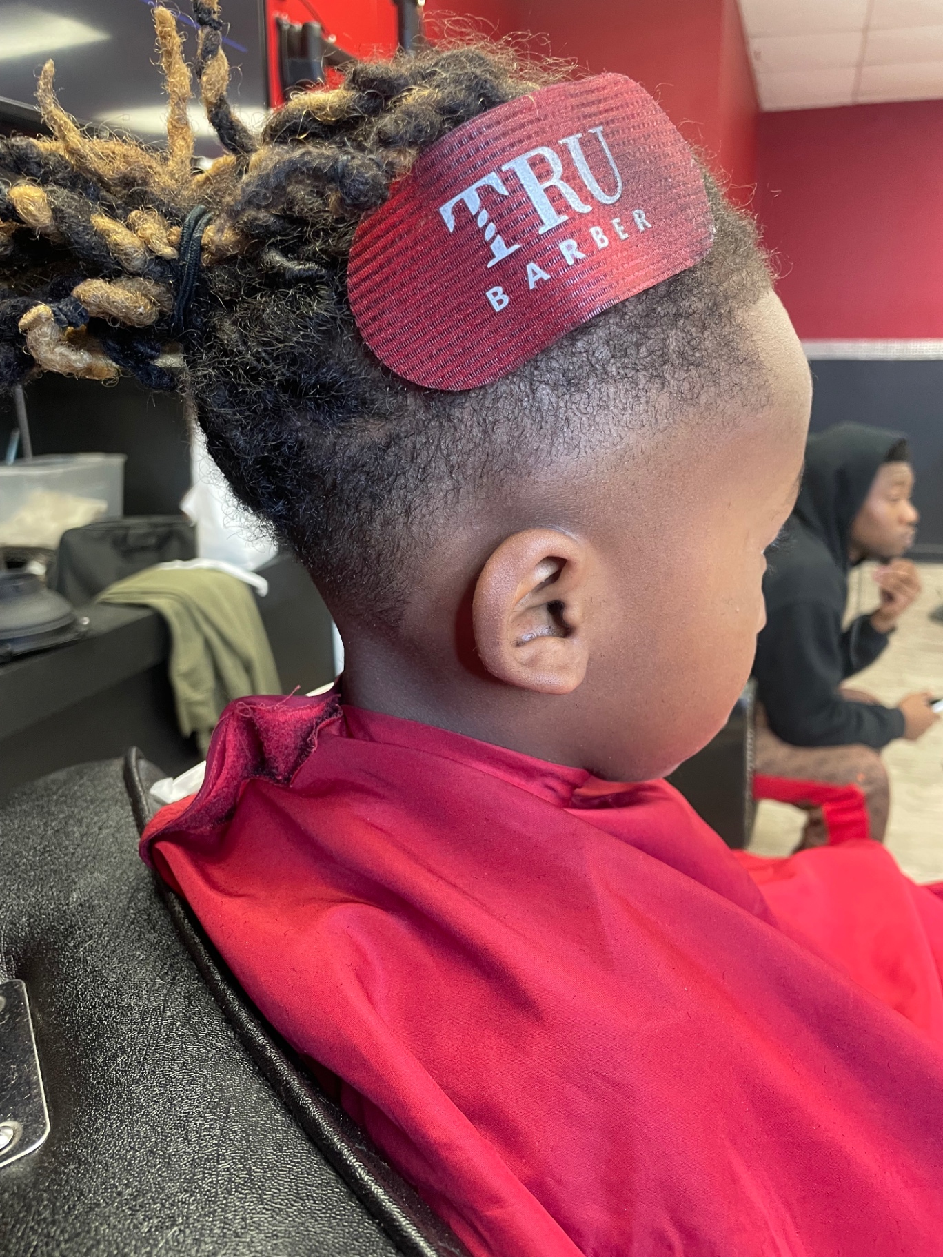 Fresh kids cut with TRU Barber hair grip